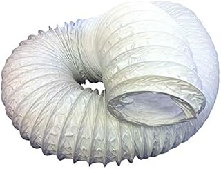 Kair PVC Flexible Hose 102mm External Diameter / 100mm - 4 inch Universal Tumble Dryer, Cooker Hood, Extractor Fan, Air Conditioner Hose - 3 Metre Length