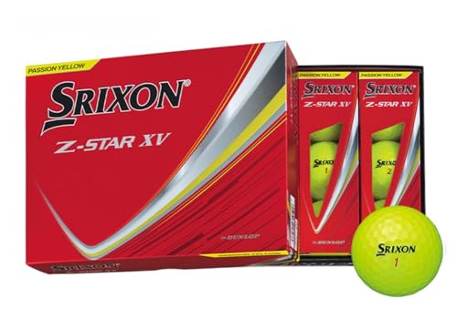 ゴルフボール スリクソン Z-STAR XV9 イエロー[1ダース /12球入り]
