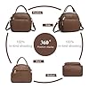 Miss Lulu Bowler Style Crossbody Bags Fashion Handbags for Women Shoulder Bag with Top Handles #5