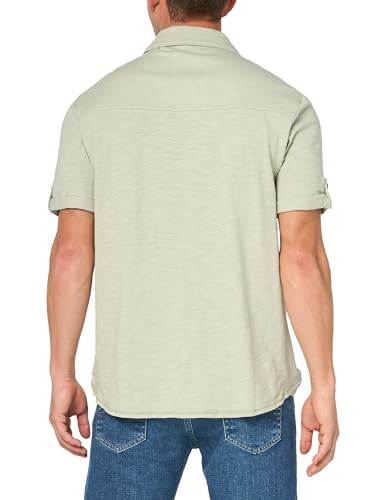 PAIGE Men's Brayden Short Sleeve Shirt with Roll Tab2