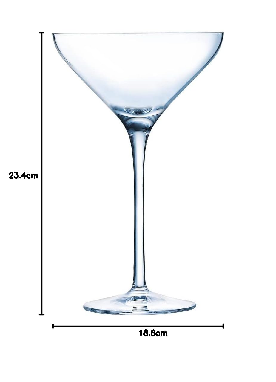 CHEF & SOMMELIER MARTINI - Caja 6 Copas Cocktail Vdrio 21Cl