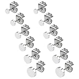 Pendientes de tuerca de punto plano de 3 a 8 mm, hipoalergénicos, para mujeres, hombres y niñas, aretes de disco redondo de plata para orejas sensibles