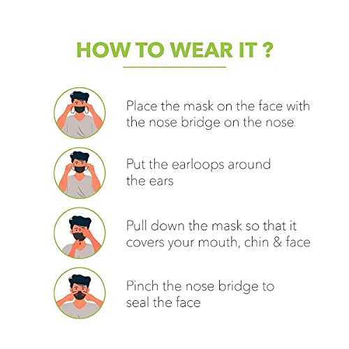 Image of airific by NIRVANA BEING 2.0 N95, FFP2 Washable and Reusable Mask for Adults | Anti Pollution Mask | Tested at International Labs Nano Technology Filter