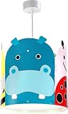 Maße: 26 x 26 x 25 cm big friends Hängeleuchte Dalber 62122 Maienkäfer Frosch Nielpferd Lampe Kinder Zimmer