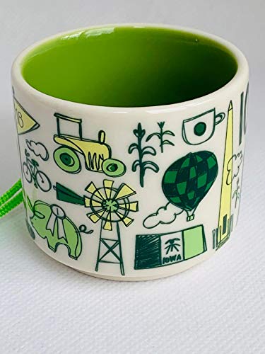 Starbucks Been There Series Iowa Mug Ornamento 2oz miniatura 3