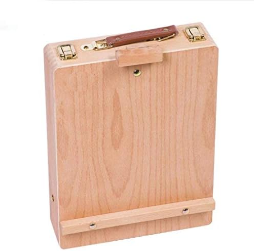 Oil Painting Box Portable Oil Paint with A Toolbox Compatible with Convenient Storage Suitable Compatible with Outings Using Beech Wood 36X27X11.5 (76) cm Easel