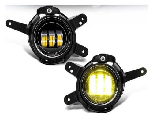 LED Antibrouillard Cruze avec feux DRL jaune 3-LED et design Ange Yeux pour pare-chocs