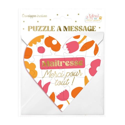 SUD TRADING COMPANY Scheda puzzle messaggio modello Padrona Grazie per tutto