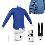 Stiratrice Camicie Portatile 3 in 1, Ferro ad Aria Calda, Asciuga 8 Min A