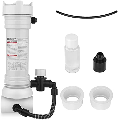 Upgraded 320 Pool Automatic Chlorine/Bromine Inline Feeder Compatible with Pentair Rainbow 320 Chlorinator, R171096 Feeder with Complete Accessories, One Year Warranty