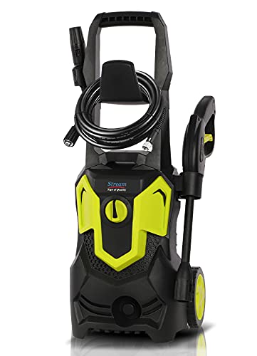 Stream Pressure Washers Jet Washer for Patio, 120Bar 1500W 420L/H Portable Power Washers, Electric High Power Washer Car Washing Machine, Garden Cleaning Machine for Driveway