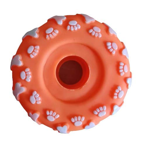 Pet Guard India Non-Toxic Durable Chew Tyre Squeaky Sound Toy for Small, Medium Dog and Cat(Orange-Color) (B08Z3KQQPM) Amazon Price History, Amazon Price Tracker