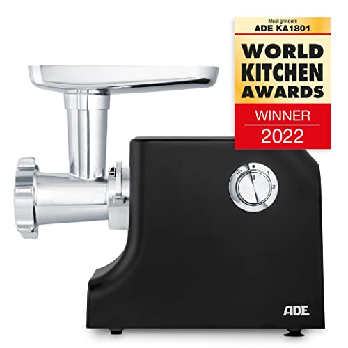 ADE elektrischer Fleischwolf KA1801, 2in1 Maschine Spritzgebäck Presse (elektrisch mit 2000 Watt Leistung, Gehäuse aus… – Bild 3