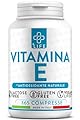 Vitamina E Pura 365 Dosi PiùLife, 60mg Per Compressa 89UI, Integratore Vitamina E Per Viso Pelle, Occhi Vista, Vitamine Per Capelli, Benessere Antiossidanti Integratori