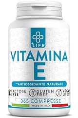 Vitamina E Pura 365 Dosi PiùLife, 60mg Per Compressa 89UI, Integratore Vitamina E Per Viso Pelle, Occhi Vista, Vitamine Per Capelli, Benessere Antiossidanti Integratori