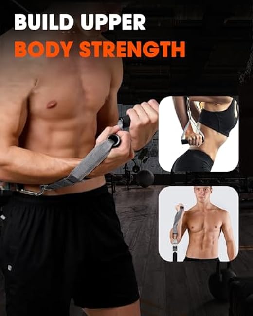 Pull Up Assistance Bands Set with Adjustable Resistance Band Bar, Heavy Duty Pull-Up Assist Band System for Chin Up, Strength Training, Home Gym Workout, Fabric Foot/Knee Rest Included