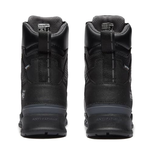 Timberland PRO Timberland PRO Men's Endurance EV 8 Inch Internal Met Guard Composite Safety Toe Waterproof Puncture Resistant CSA Industrial Work Boot, Black, 10 Medium