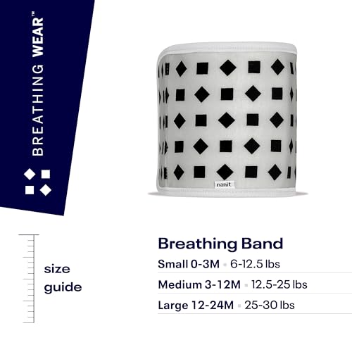 Bande respiratoire Nanit Pro 100% coton doux pour nouveau-né - 7