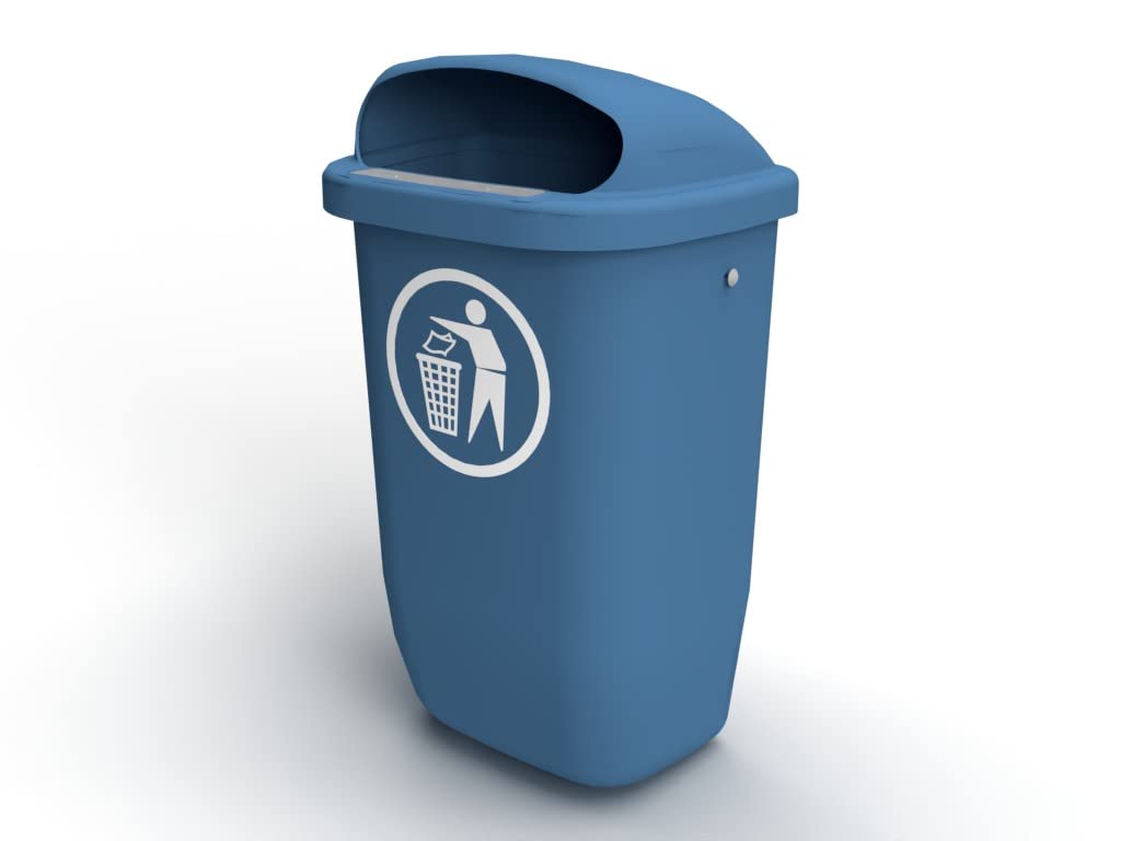 SULO DIN-PK RAL5023 - Cestino per la carta, 50 l, colore: Blu