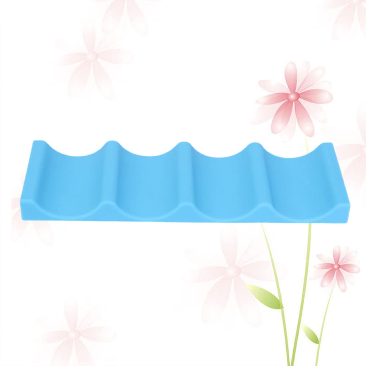 CIYODO 2pcs Silicone Beer Can Beverage Rack Organizer Stackable Fridge Storage Mat for Efficient Pantry and Countertop Organization for Cans Bottles and Picnic Use