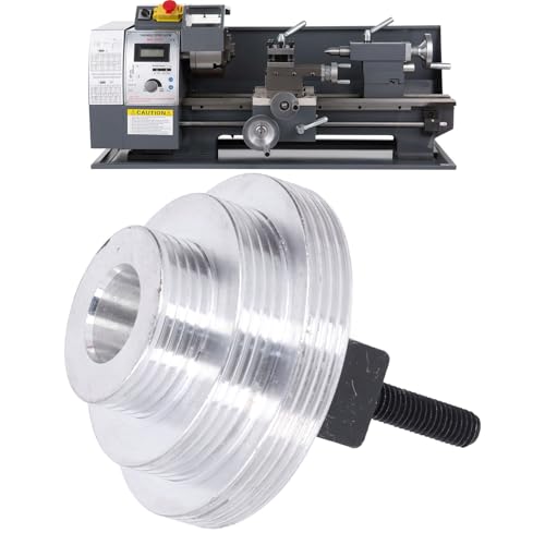 Mini Polia de Transição de Correia de Torno Com Eixo, Polia de Correia de Transição Suave de Liga de