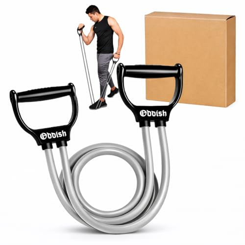 Image of ODDISH way to fitness Hand Grip Strengthener with Resistance Tube, Adjustable 5-100 KG, Home Gym Workout Combo (Counter Adjustable- 5-100 Kg)