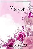 Agenda 2023 journalier Cadeaux personnalisés avec prenom Margot : Planificateur 2023 une page par jour avec heure ,365 jours , un jour = une page , ... Format , une page par jour , calendrier 2067