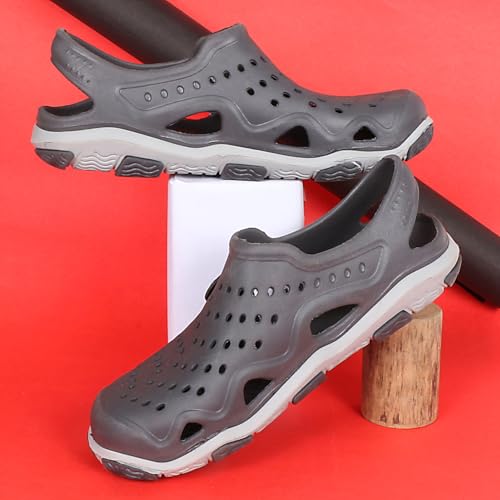 Image of Aqualite AL-635 Slip-On Clogs for Men with Back-Strap Lightweight & Quick Dry, Anti-Skid EVA Sandal for Men
