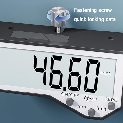 Cyfrowy miernik głębokości – elektroniczne narzędzie pomiarowe do dokładnego pomiaru wysokości spoiny i grubości zaokrąglenia, ekran LCD, precyzja do 0,01 mm