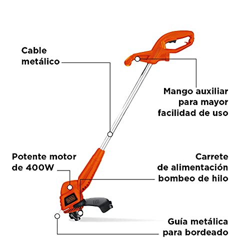 Herramientas De Jardín, Tools orilladora pasto Marca BLACK+DECKER (2)