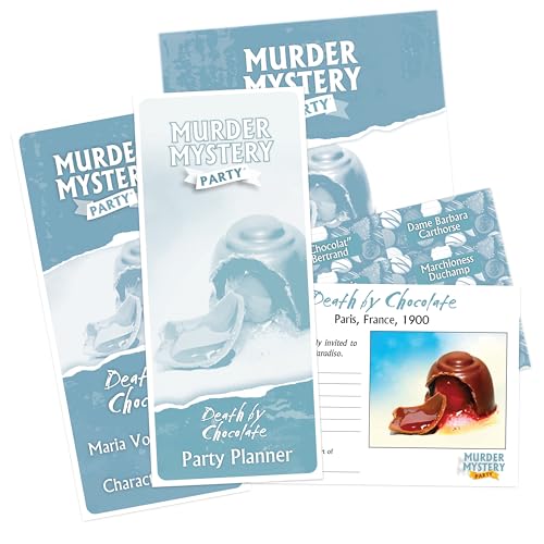 University Games Murder Mystery Party Game - Death by Chocolate