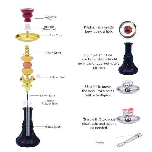 Review de Cachimba shisha premium tabla con los diez mejores. 21 Imagen adicional