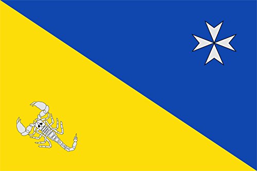 magFlags Bandera Large Municipal de Alfántega Huesca | Bandera Horizontal | 1.35m² | 90x150cm