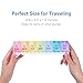 BUG HULL Pill Organizer AM PM Arthritis Friendly, BPA Free Pill Box 2 Times a Day, Large Pill Container, Weekly Medicine Pill Organizer, Pill Case 7 Day for Vitamin, Supplements
