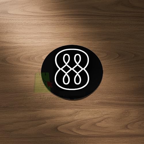 Image of Vastu Acrylic Infinity Board | Size- 9 inch | Metaphysical Message Board for Witchcraft | Power of Infinity for Vastu Remedy