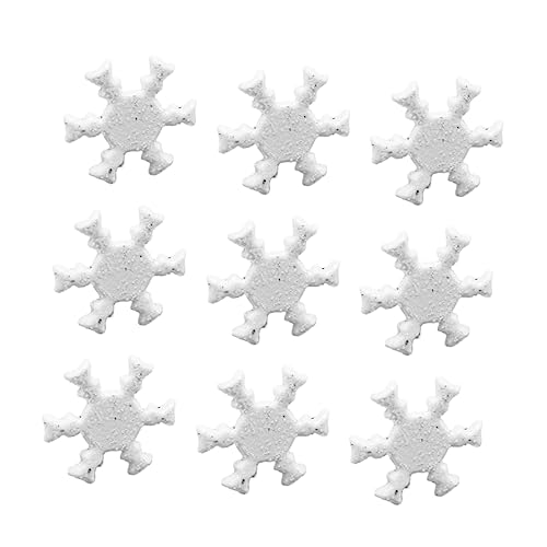DOITOOL Snowflakes Embellishment 50 Pcs Metal Brads Fasteners Snowflake for Scrapbooking and Crafting