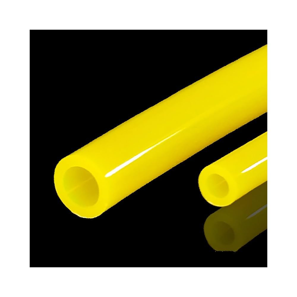 1 Stück 1 M/10 M Gelber Flexibler Silikonschlauch, Lebensmittelechter Weicher Schlauch Mit Mehreren Durchmessern Von 0,5–10 Mm For Allgemeine Verbindungszwecke(10 meters,ID 2mm x OD 5mm)