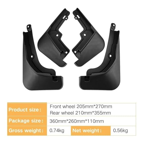 Salpicaderas guardabarros para Changan Shenlan S7 2023 2024 2025 accesorios exteriores 3