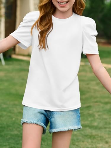 Image of Imily Bela Kids Girls Puff Short Sleeve T Shirts 5-14 Years