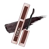 AntiClump Curved Brush Mascara Lengthening Volumizing Easy Application Black Brown Option Sweat Proof Curved Mascara