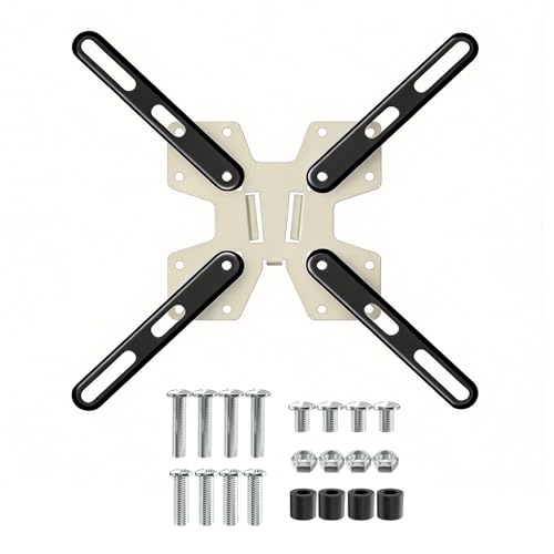Dedomy VESA Mount Adapter Kit Universal TV Bracket Extender Converts 200x200 to 400x400 & 300x300mm Heavy Duty Steel Plate for 32-55 Inch Screens 66 LBS Capacity