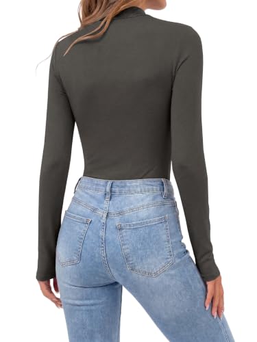 Image of OPOIPIN Women's Long Sleeve Basic Bodysuit