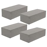 Cabilock 4個フラワーアレンジメントフォーム ブリック 造花用スポンジ フローリストブロック 花材固定ベース 工芸用ドライフラワー制作に適用