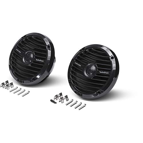 Rockford Fosgate Rm1652B Marine 6.5" Full Range Speakers - Black (Pair) #TOP5