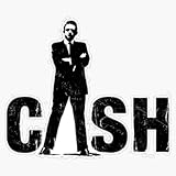 LAD Studio Johnny Cash Window Bumper Sticker Decal 5''