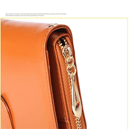 Leather Women Wallets Women Purses Long Zipper Women's Wallet Money Coin Holder Female Long Purse Female Purse Zipper(C)3