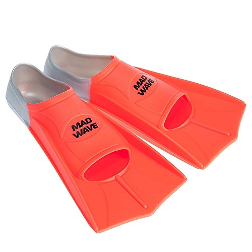 DAM Mad Wave - Aletas de Entrenamiento, Color Naranja, 39-40, Anaranjado