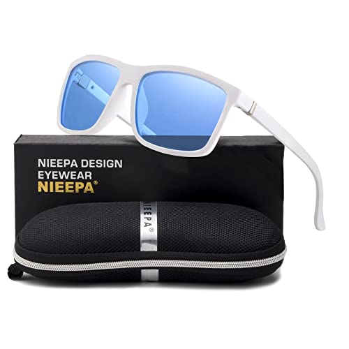 Image of Men's Sports Polarized Sunglasses Square Frame Glasses NP1007