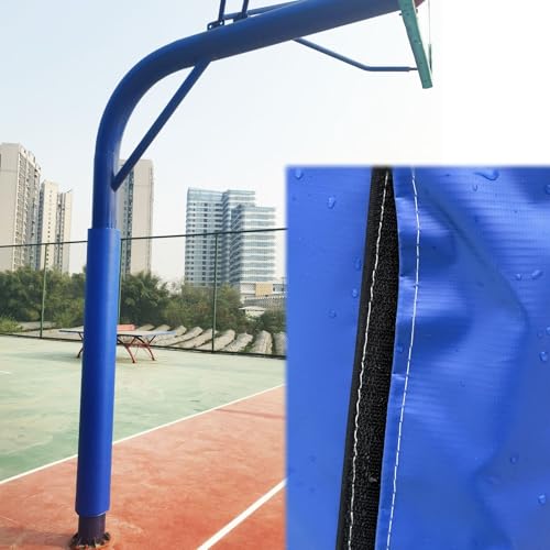 Almohadillas para bastón de baloncesto, acolchado de seguridad para postes de 4 pulgadas de diámetro, envoltura protectora para aros de baloncesto, adecuado para varias alturas