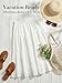 CUPSHE Women's Tiered Maxi Skirt Summer Spring Fashion 2026 High Waisted Long Flowy Casual Boho Beach Vacation Clothes White S